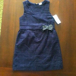 Oshkosh Navy/Silver 4T Dress – Brand New with Tags! K136